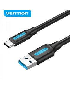Vention Cable USB-A 3.0 Macho a USB-C Macho - 3A - 60W - 5Gbps - 2m - Color Negro