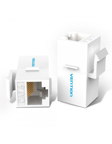 Vention Pack de 5 Conectores de Red UTP RJ45 Cat6 - Color Blanco