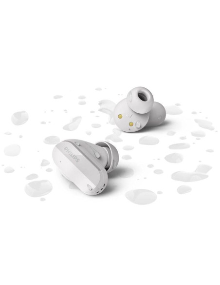 Auriculares Bluetooth Philips TAT3508WT con estuche de carga/ Autonomía 7h/ Blancos