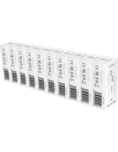 Pack 10 Auriculares Intrauditivos Tech One TEC2955/ con Micrófono/ Jack 3.5/ Blancos 2
