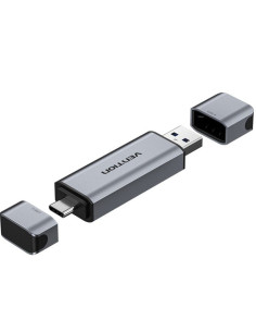 Lector de Tarjetas Externo Vention CLLH0/ USB 3.0/ USB Tipo-C 2