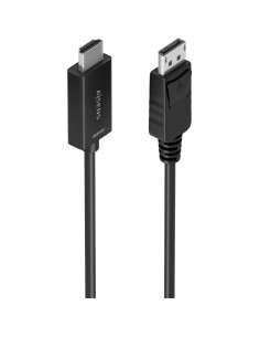 Cable Conversor Aisens A125-0895/ DisplayPort Macho - HDMI 4K Macho/ 3m/ Negro