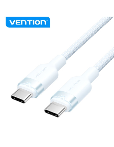 Vention Cable USB 2.0 - Niquelado - 60W - 3A - Color Azul