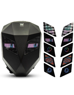 Mochila con Pantalla LED Woxter Black Knight/ Capacidad 30L/ Negra 2