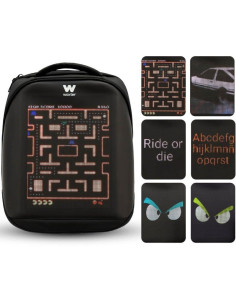 Mochila con Pantalla LED Woxter T3HD/ Capacidad 15L/ Negra 2