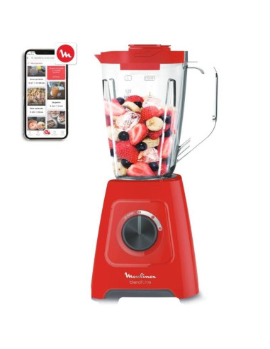 Batidora de vaso Moulinex Blendforce 2 LM420510/ 600W/ 2 Velocidades