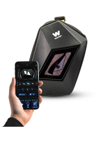 Bandolera con Pantalla LED Woxter Loy-Evil Eye/ Negra