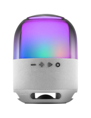 Altavoz con Bluetooth Mars Gaming MS-FLOW/ 15W/ 1.0/ Blanco