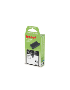 Almohadilla de repuesto trodat 4810/4837/4910 color negro blister de 2 unidades 2