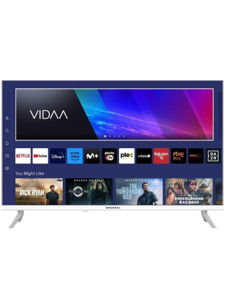 Televisor Grunkel LED-3225VDBLANCO 32"/ Full HD/ Smart TV/ WiFi/ Blanca