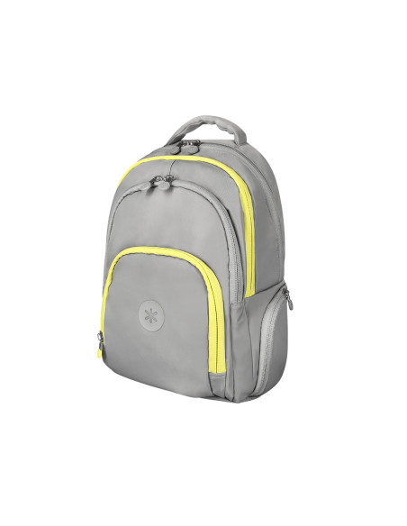 Mochila antartik multibolsillo 19l compartimento para portatil y tablet color gris 450 x 160 x 300 mm