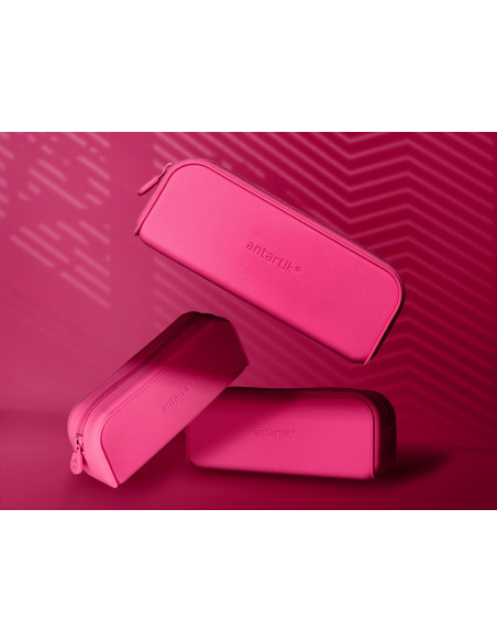 Estuche portatodo antartik prisma soft rectangular 185x50x75 mm expositor de 8 unidades colores intensos
