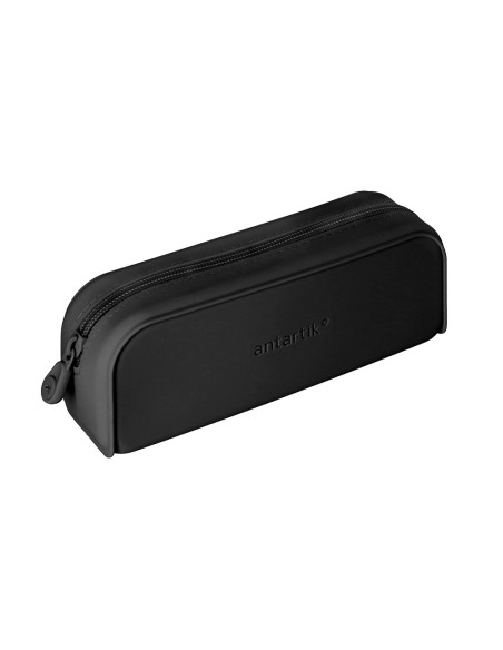 Estuche portatodo antartik prisma silicona soft rectangular 185x50x75 mm negro