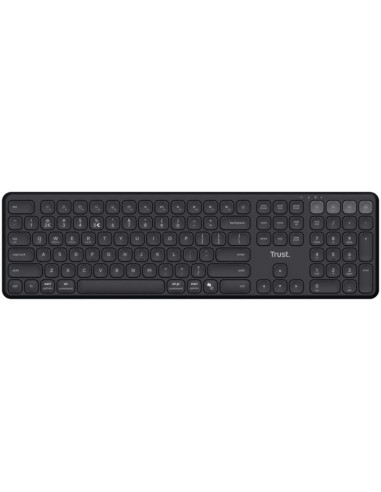 Teclado Compacto Inalámbrico por Bluetooth Trust Vaiya/ Negro