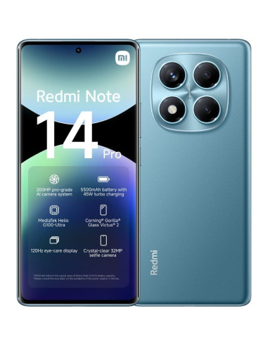 Smartphone Xiaomi Redmi Note 14 Pro 8GB/ 256GB/ 6.67"/ Azul