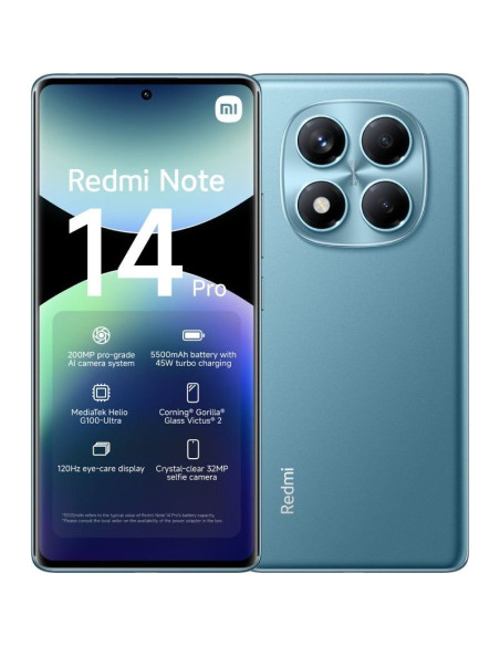 Smartphone Xiaomi Redmi Note 14 Pro 8GB/ 256GB/ 6.67"/ Azul