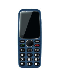 Teléfono Móvil Daewoo DW8001BL para Personas Mayores/ Azul