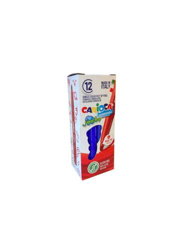 Rotulador carioca jumbo lavable azul punta gruesa 6 mm