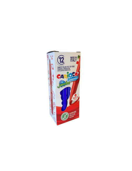 Rotulador carioca jumbo lavable azul punta gruesa 6 mm