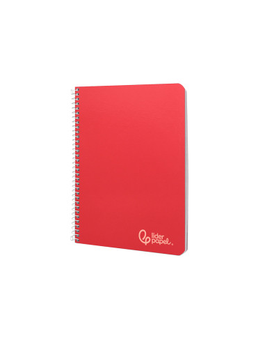 Cuaderno espiral liderpapel din a5 witty tapa dura 80h 90gr rayado montessori 3,5 mm colores surtidos