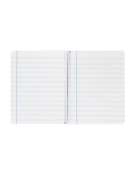 Cuaderno espiral liderpapel din a5 witty tapa dura 80h 90gr rayado montessori 3,5 mm colores surtidos