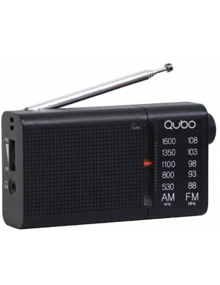 Radio Portátil Qubo RS-2/ Negro