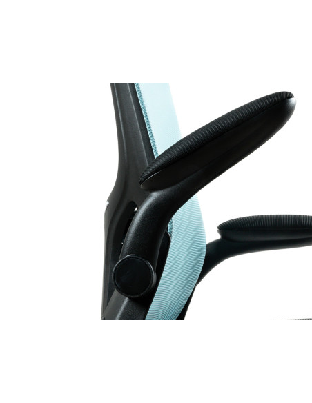 Silla q-connect oficina alba malla base metalica alt max 1110 anc 610 prof 580 ruedas premium color negro azul