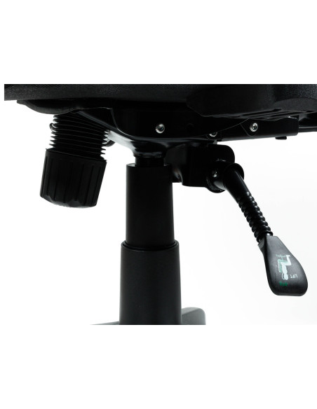 Silla q-connect oficina alba malla base metalica alt max 1110 anc 610 prof 580 ruedas premium color negro azul