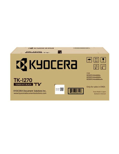 Kyocera TK1270 Negro Cartucho de Toner Original - 1T0C140NL0
