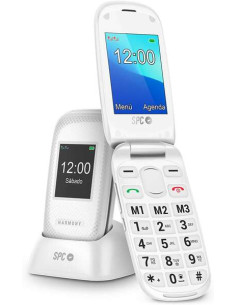 SPC Telefono Movil para Mayores con Botones Grandes - Tapa y Botones Retroiluminados - Boton SOS y Botones de Marcacion Directa
