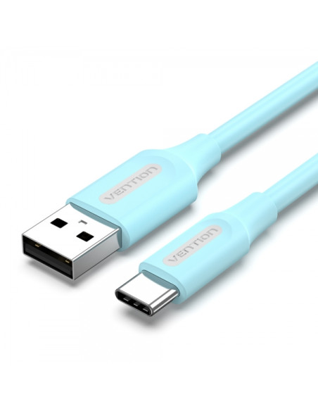 Vention Cable USB-A Macho a USB-C Macho - 1m - 3A 60W 480Mbps - Color Azul