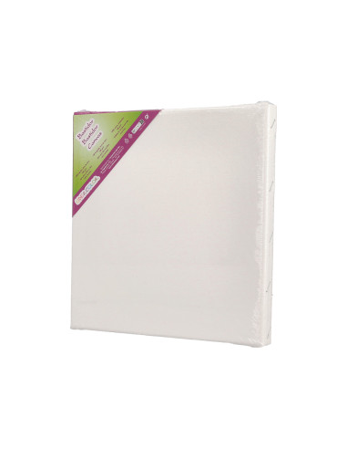 Bastidor lidercolor lienzo grapado lateral algodon 100% 30x30 cm