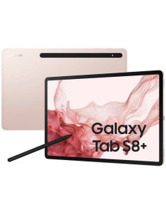 Tablet Samsung Galaxy Tab S8+ 12.4""/ 8GB/ 128GB/ Octacore/ 5G/ Rosa Dorado