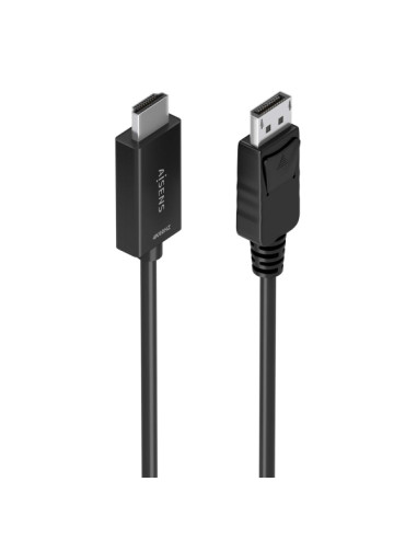 Aisens Cable Conversor DISPLAYPORT a HDMI 4K 60HZ - DP/M-HDMI/M - 2.0m - Color Negro