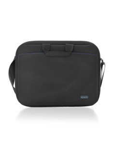 Aisens Maletin para Portatil 15,6"" - Acolchado Fino - Bolsillo Frontal con Cremallera - Moderno y Accesible - Color Negro