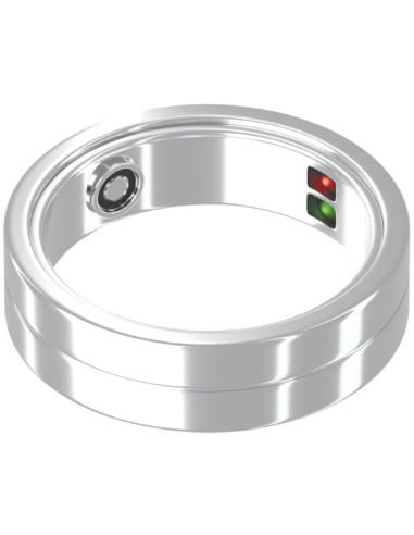Anillo Inteligente Maxcom MR100 Talla 10/63/  20.1mm/ Notificaciones/ Frecuencia Cardíaca/ Plata