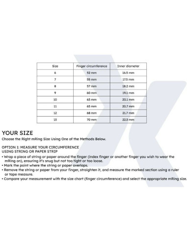 Anillo Inteligente Maxcom MR100 Talla 11/65/  20.7mm/ Notificaciones/ Frecuencia Cardíaca/ Negro