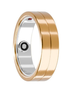 Anillo Inteligente Maxcom MR100 Talla 9/60/  19.1mm/ Notificaciones/ Frecuencia Cardíaca/ Oro