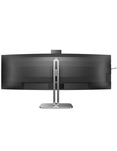 Monitor Profesional Ultraparonámico Curvo Philips 49B2U6900CH 48.8"/ Dual QHD/ Multimedia/ Regulable en altura/ Webcam/ Negro