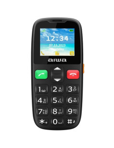 Teléfono Móvil Aiwa FPH-S100-4G para Personas Mayores/ Negro