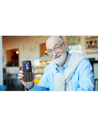 Teléfono Móvil Maxcom Classic MM135L para Personas Mayores/ Negro