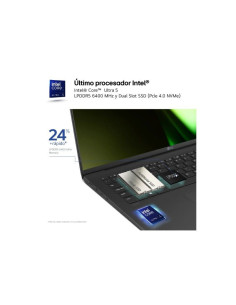 Portátil LG Gram 14Z90S-V.AP55B Intel Core Ultra 5-125H/ 16GB/ 512B SSD/ 14"/ Win11 Pro 2