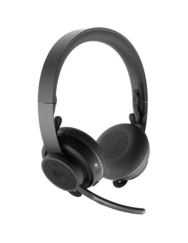 Logitech Zone Wireless UC Auriculares Bluetooth con Microfono - Autonomia hasta 16h - Diadema Ajustable - Almohadillas Acolchada