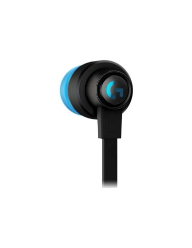 Logitech G333 Auriculares Gaming con Microfono - Adaptador USB-C - Multiplataforma - Altavoces Dinamicos - Jack 3.5mm - Color Ne