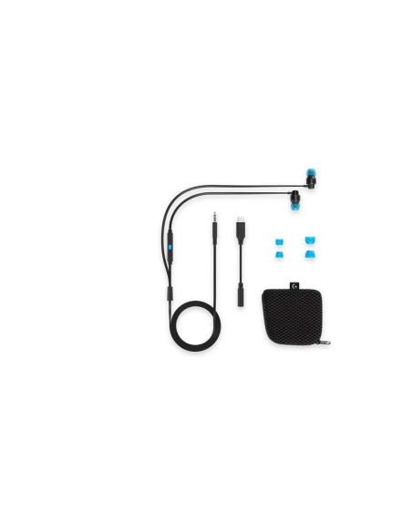 Logitech G333 Auriculares Gaming con Microfono - Adaptador USB-C - Multiplataforma - Altavoces Dinamicos - Jack 3.5mm - Color Ne
