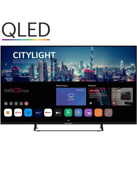 Televisor Grunkel LED-5025QLEDW 50"/ Ultra HD 4K/ Smart TV/ WiFi