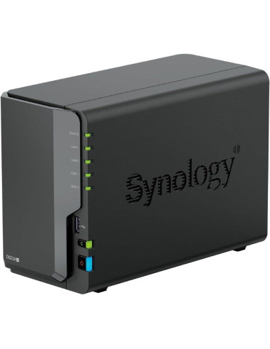 NAS Synology Diskstation DS224+/ 2 Bahías 3.5"- 2.5"/ 6GB DDR4/ Formato Torre