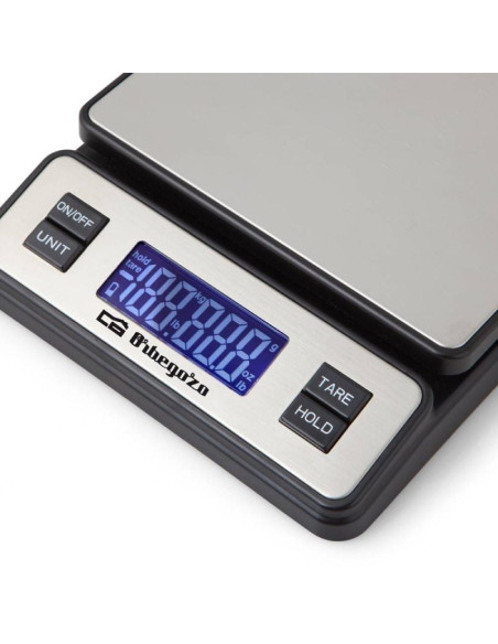 Báscula de Cocina Electrónica Orbegozo PC 3100/ hasta 40kg/ Plateada