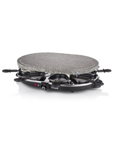 Parrilla Princess Stone 8 Oval & Raclette 162720/ 1200W/ Tamaño 430*300mm