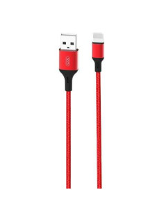 XO Cable NB143 Cordon USB - Lightning - 2.4A - 2m - Color Rojo